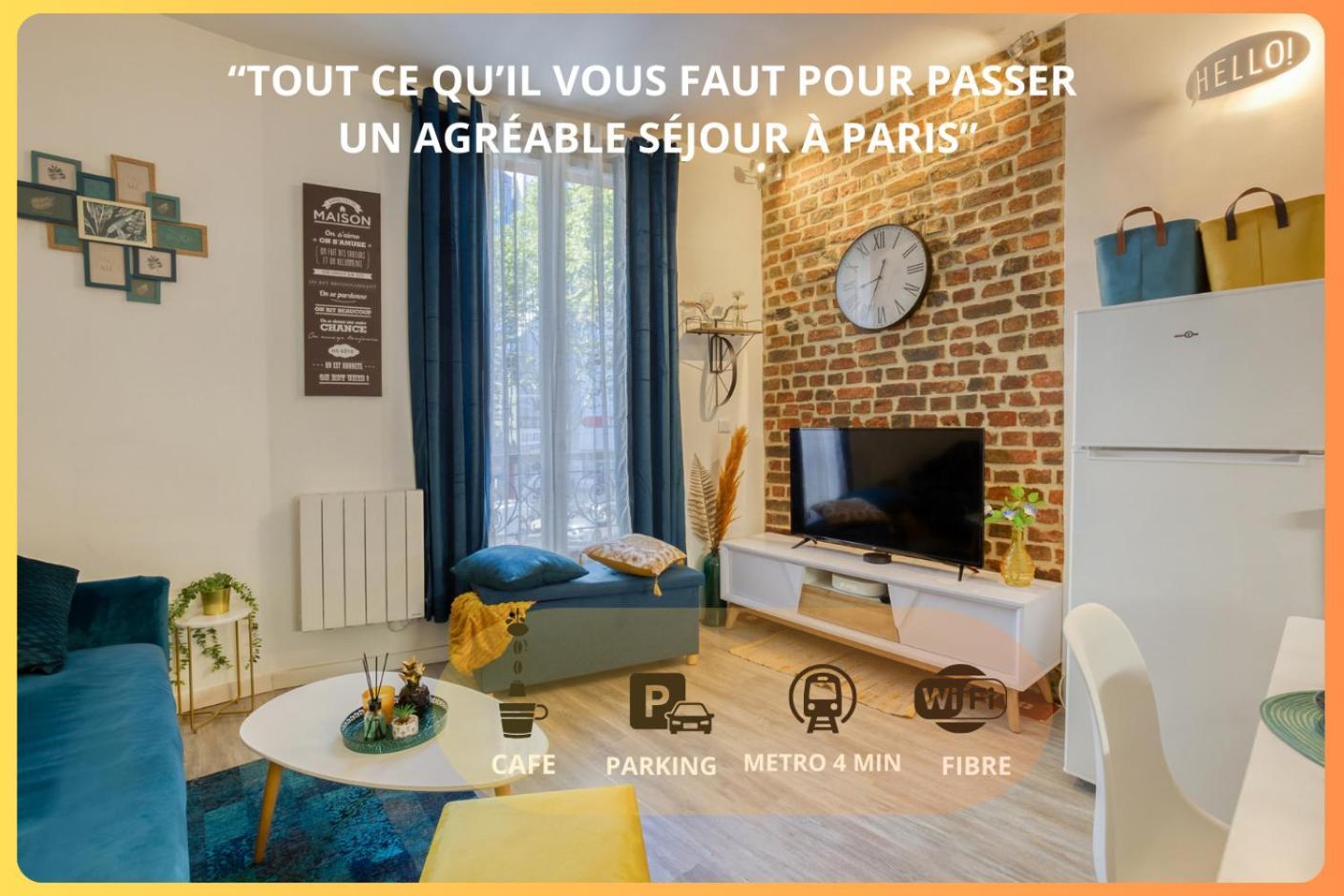 Апартаменти Escale A Paris Metro & Parking Сент-Уан Екстер'єр фото